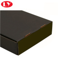 Black Corrugate Mailing Packaging Box