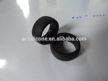 embossed silicone wedding ring for men