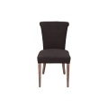 Dining Chairs Simple Back Natural Oak Wood Dining Chair Supplier