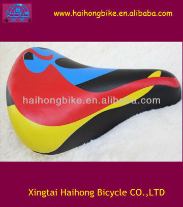 Fashionable leather bike saddles,custom bicycle saddles