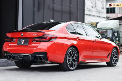 CS Style Carbon Fiber Rear Bumper Diffuser for BMW G30 G30