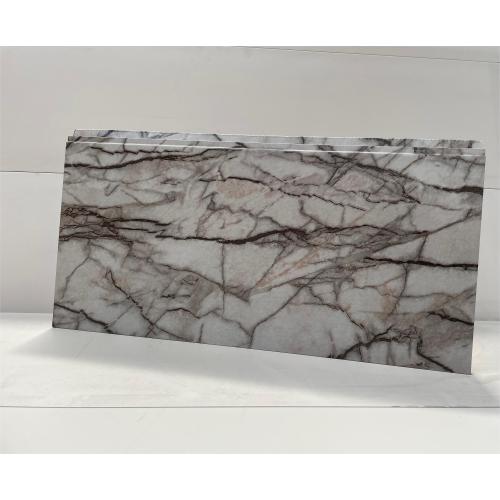 Cracked Marble Pattern Metal Plate Insulation Decorative Panel