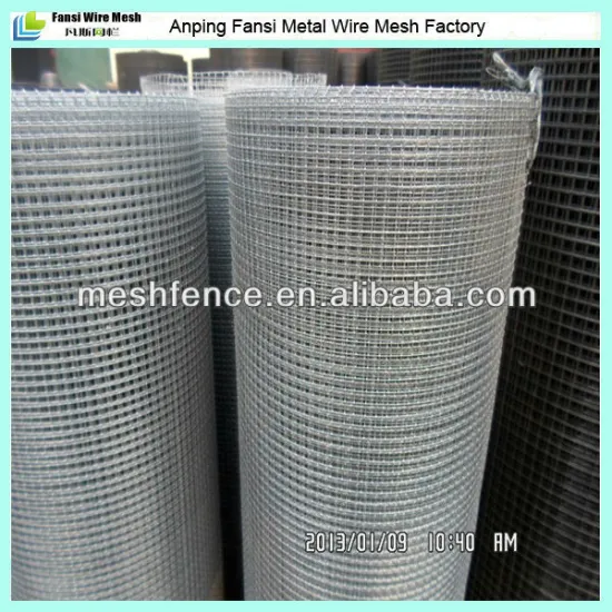 1/2" electro plating galvanized welded mesh