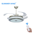 Modern bluetooth ceiling retractable fan