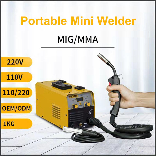 110V/220V Portable Mini CO2 Shielded Automatic Welder: A Versatile 2-in-1 MIG/MMA Welding Machine with 250A Output and IGBT Inve