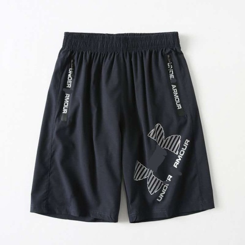 Men's Woven Fabric Sports Shorts With Elastic Waist