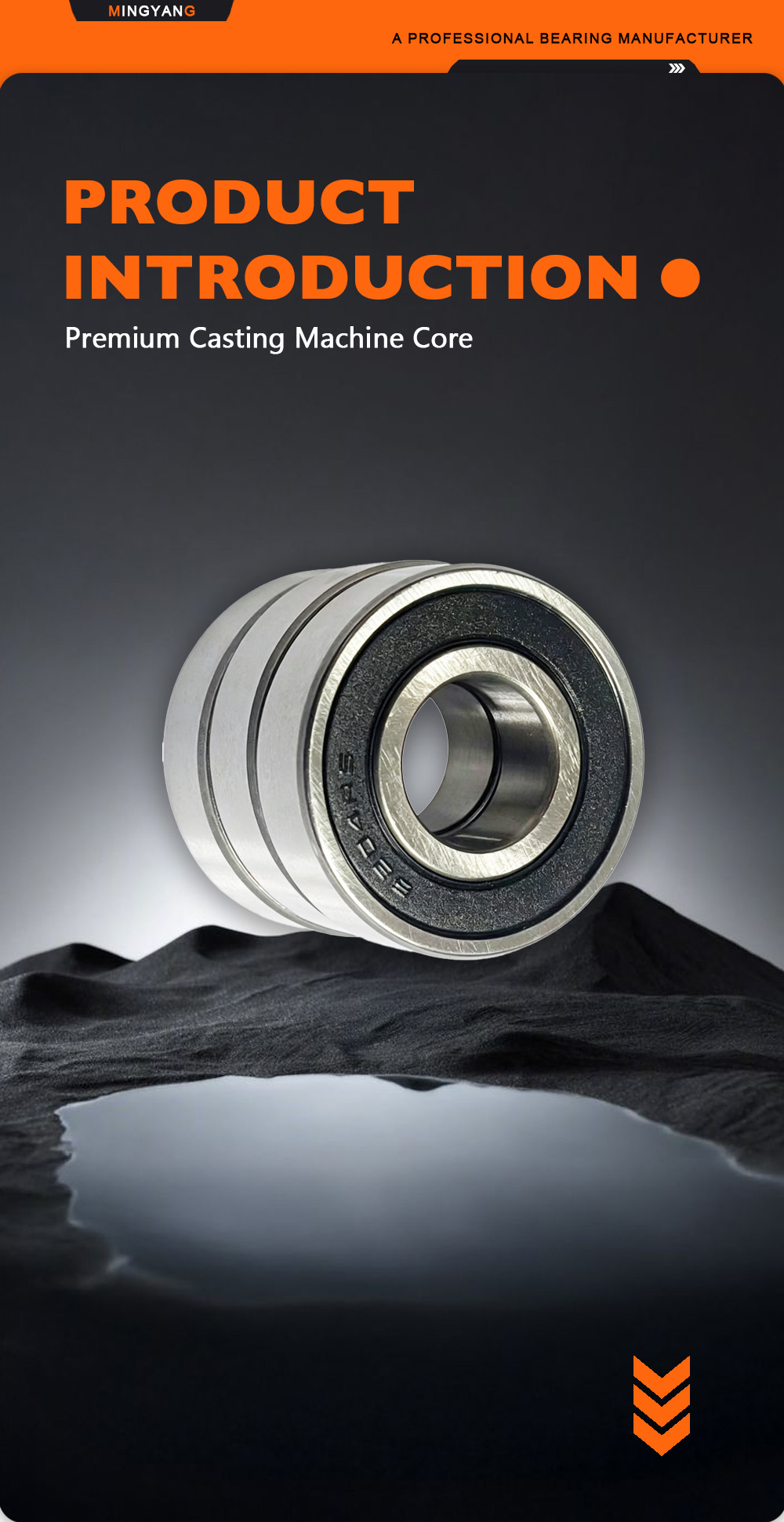 6204‑2RS Rubber Sealed Ball Bearing x