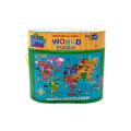 100PCS World Map Kids flooring Puzzle for sale