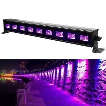 9*3W LED UV Black Bar Light with Power Switch for Home, Party, Night Club, and DJ Use
