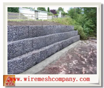 Stone retaining wall, Gabion Gasket /Cage Mattress