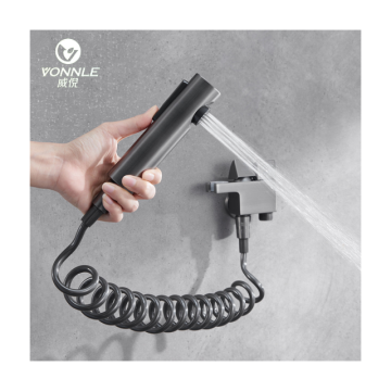 Modern All-Copper Manual Spray Gun for Shower and Toilet Cleaning