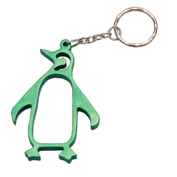 Raffredda bottiglia apribottiglie portachiavi con un logo carino animale