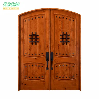 Antique Wood Wrought Iron Entry Door Designs