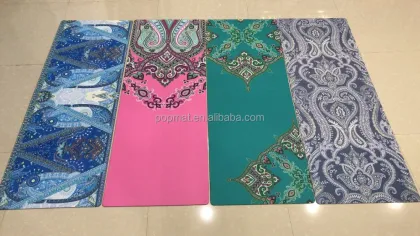 Eco Friendly Pinted Yoga Mat With Custom Logo