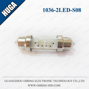 OSRING FACTORY PRICE DC 12V 1036 2LED S08 CAR LED LIGHT BULBS