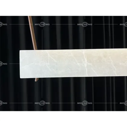 Modern Minimalist Marble Chandelier for Large Art Restaurant Lighting