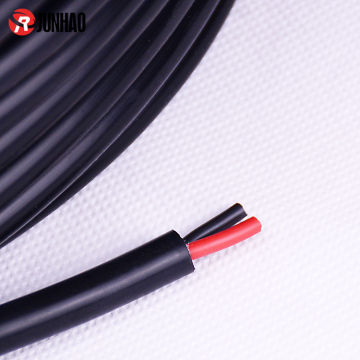 CE Certified H05SS-F Silicone Rubber Cable with 2-Color Red and Black Wire Temperature Sensor