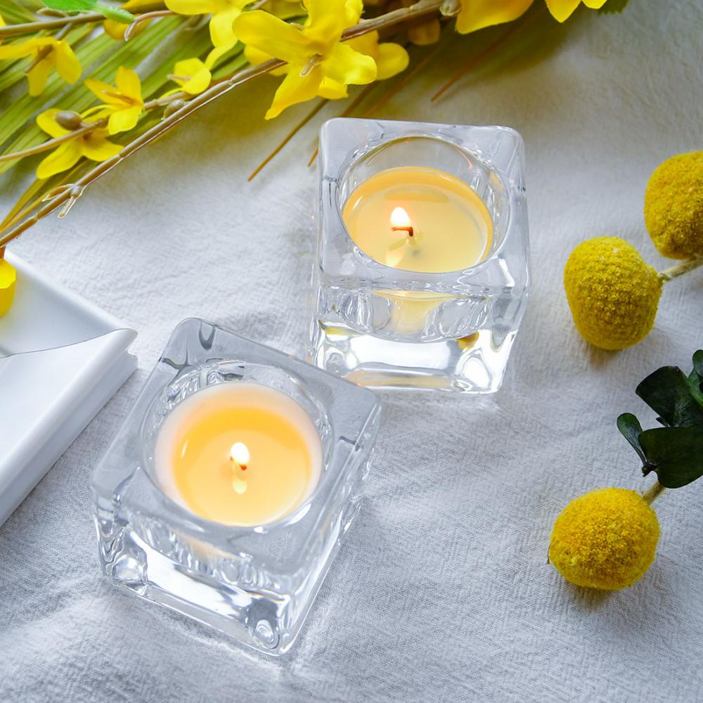 Clear Glass Candle Holders For Bathroom