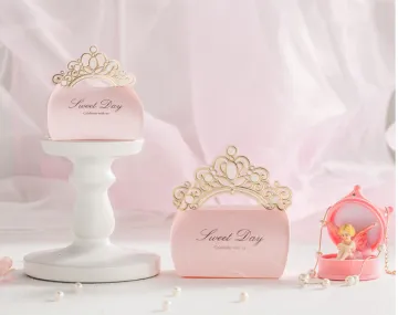 High end wedding candy paper box