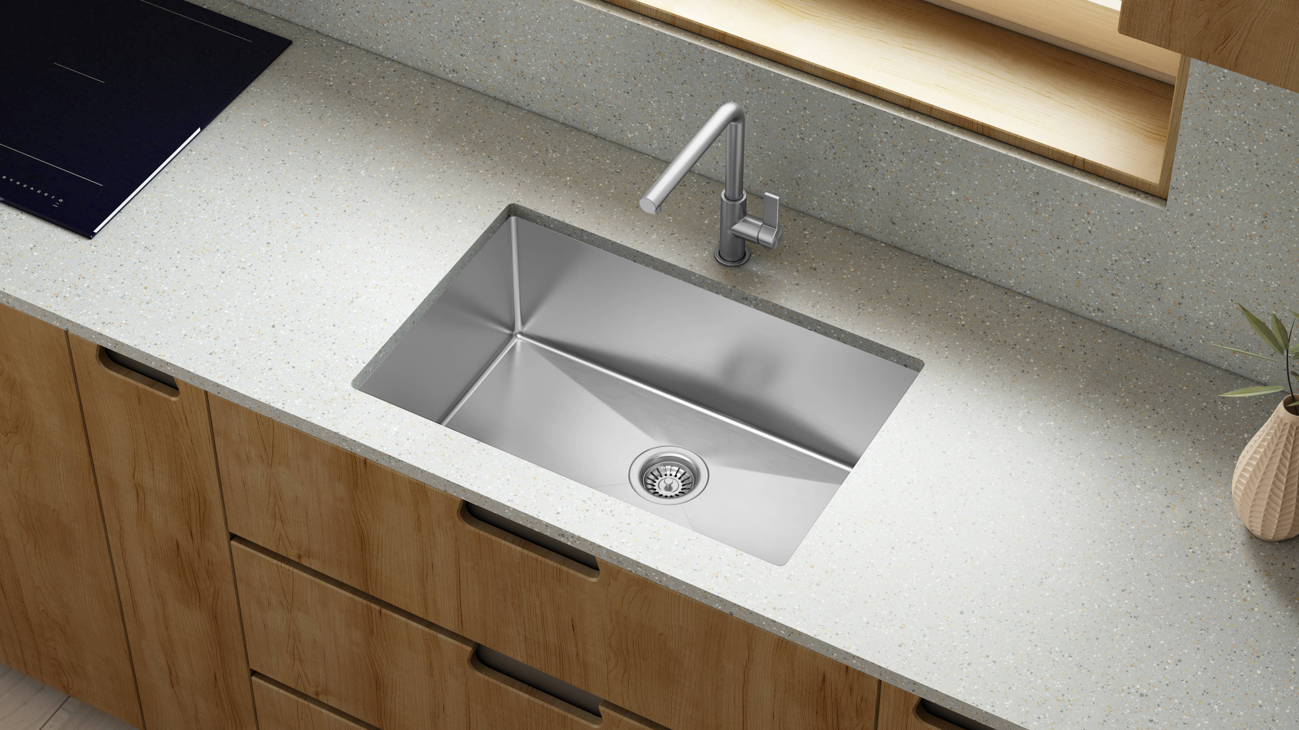 Meiao 27x18-inch Single Slot Undercounter Sink