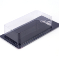 Personalizado cartão de slides plástico cosmético transparente pacakging