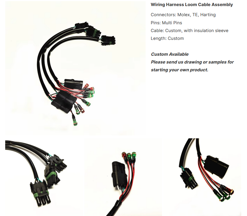 Industrial Machine Wire Harness Cable Assembly