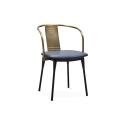 Индивидуальный цвет высококачественные металлические ноги современные обеденные стулья