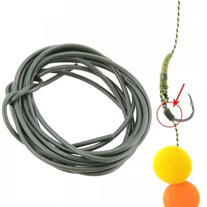 YOUME 2M Silicone Carp Fishing Hook Tube - Anti-Tangle Rig Tubing for Carp Fishing Tackle