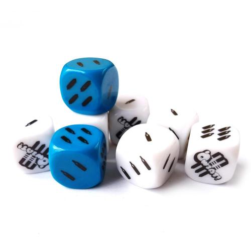 Colored dice Printing Board Game Educational Toys