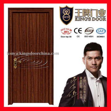 Interior MDF PVC doors with frame for room