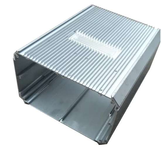 CNC Machined 6063 Aluminum Audio Amplifier Enclosure