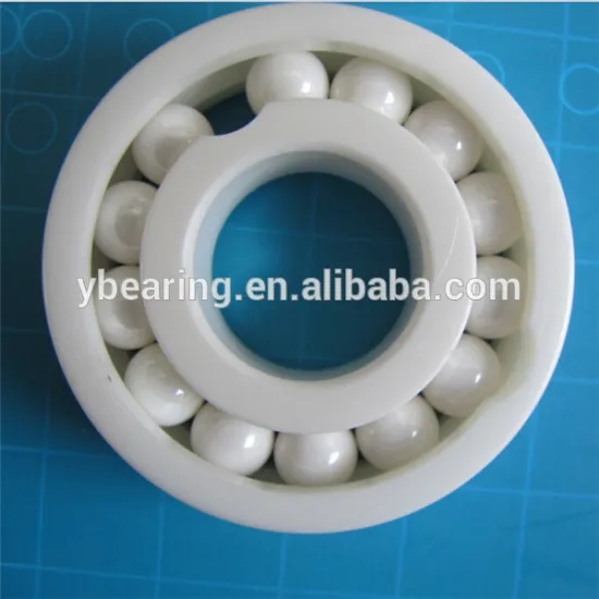 High Temperature Antifriction 25x47x12 ZrO2 full ceramic ball bearings