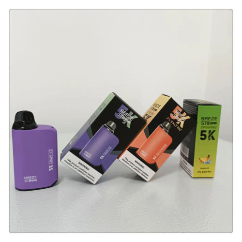 Box Breze Stiik 5000 퍼프 일회용 키트 vape