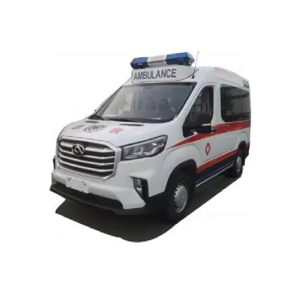 Fuel-powered SAIC Maxus emergency ambulance