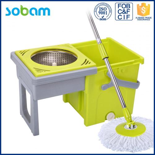 Spin Microfiber Mop Köpfe Kleine Falten Mop