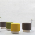 High Quality Nordic Design Lounge Sofa Chair Living No Armrests Round Sofa Stool