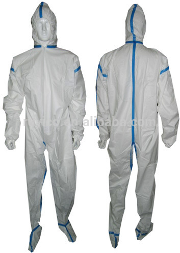 disposable microporous sf coverall for chemical protection
