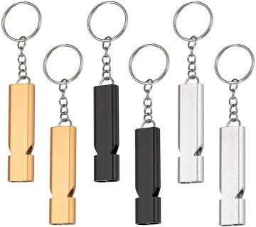 Loud Emergency Whistles with Lanyard for Sports and Safety