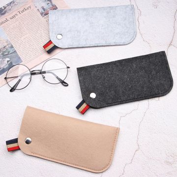 2020 New Unisex Felt Sunglasses Case For Women Men Fashion Colorful Candy Eyeglasses Box Soft Bag Eyewear Accessoires