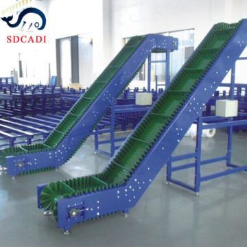 Customizable Skirt Belt Conveyor System with Easy Disassembly and 75 Degree Washable Large Angle for Food Industry
