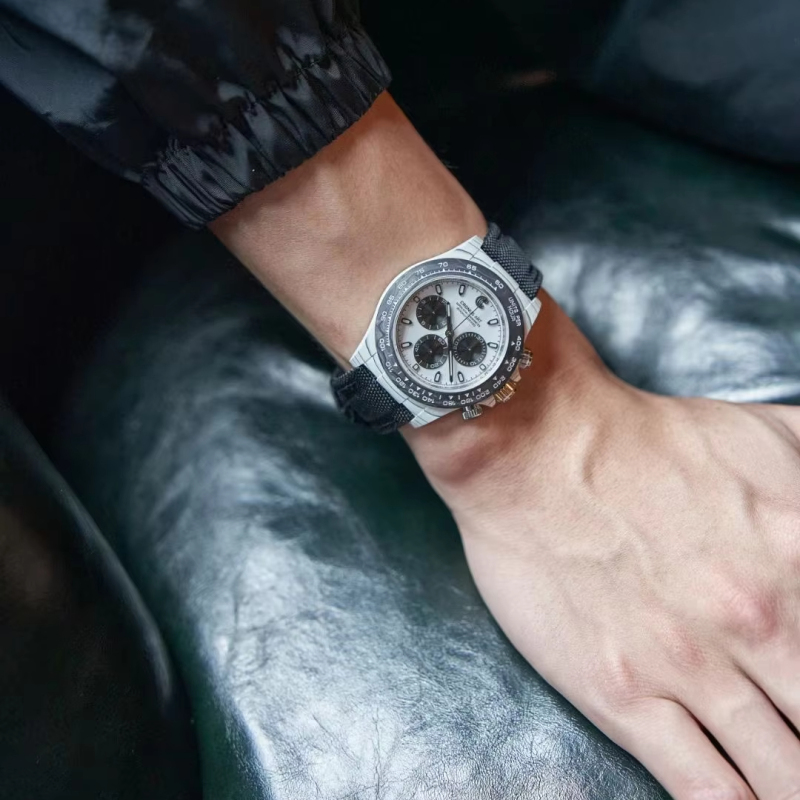 High-End Luxury Carbon Fiber Automatic Mechanical Watch for Men: Waterproof Business Wristwatch