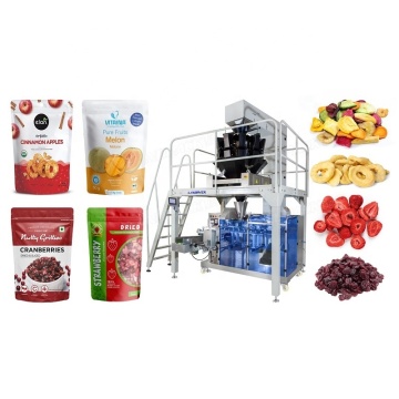 Multi Head Potato Chips Gusset Pouch Bag Filling and Packaging Machine