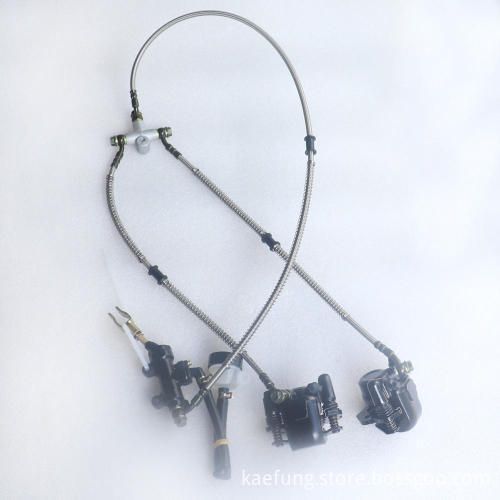 Hydraulic Rear Disc Brake Caliper System for Motorcycles, ATVs, Quad Bikes, and Dune Buggies: 150cc to 250cc