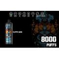 Vape Big Puffs recargable 8000