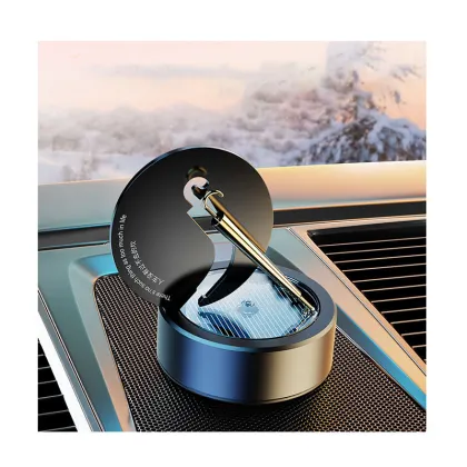 Car Solar Perfume Essential Oil Air Freshener - Rotating Golden Umbrella