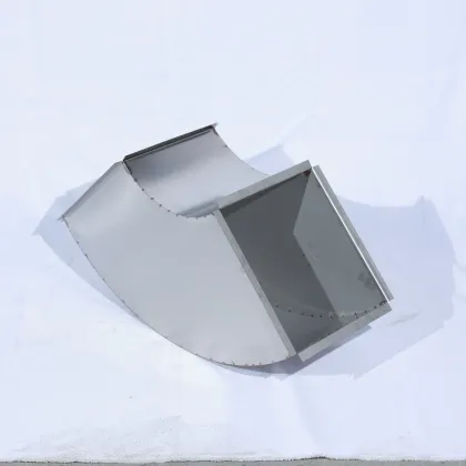 Widely Used Stainless Steel Composite Air Duct Elbow Fittings for HVAC Systems