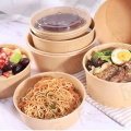 Restaurant fast food round paper bowl