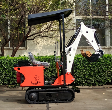 0.8 Ton Crawler Excavator: Household & Agricultural Micro Grabber Engineering Orchard Excavator