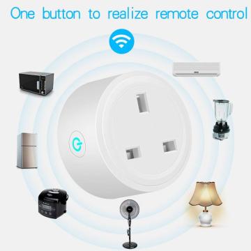 Mini prise Wi-Fi intelligente standard 10A 16A au Royaume-Uni