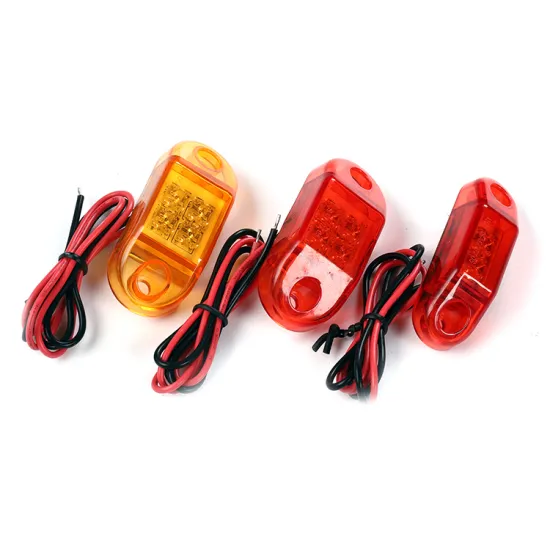 LED Side Marker Lights - 12V/24V Bus Truck Trailer Lorry Caravan Clearance Lamps